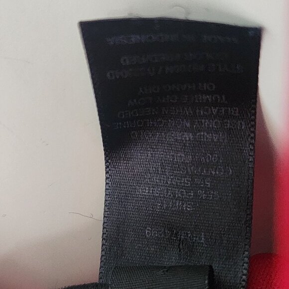 ENFOCUS STUDIO Red Black Sleeveless Pullover Tiered Dress Womens Size 4 - Picture 6 of 6